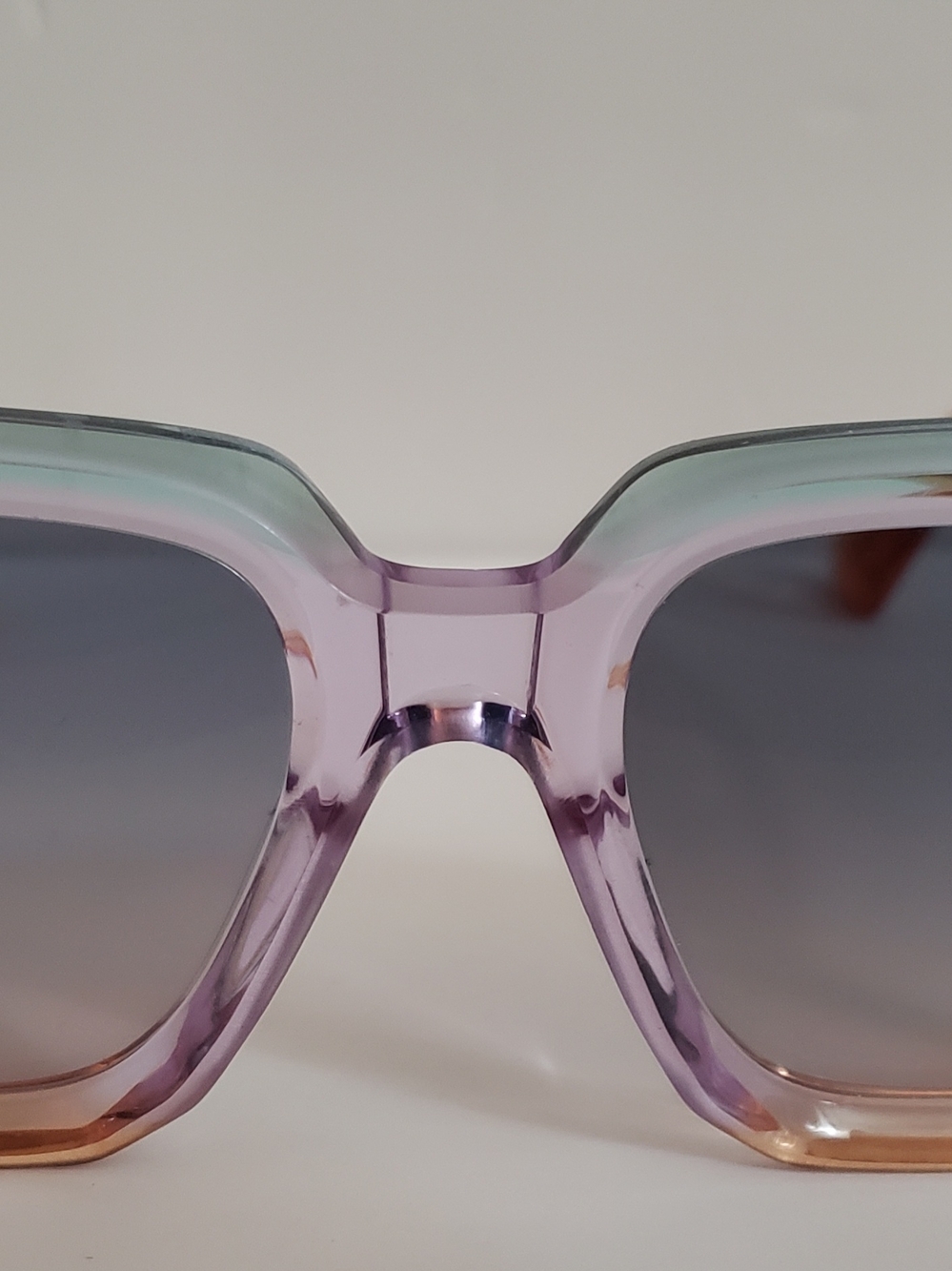 Folc Italy Sunglasses Lilac Block 52 20 148 HTF * Excellent
